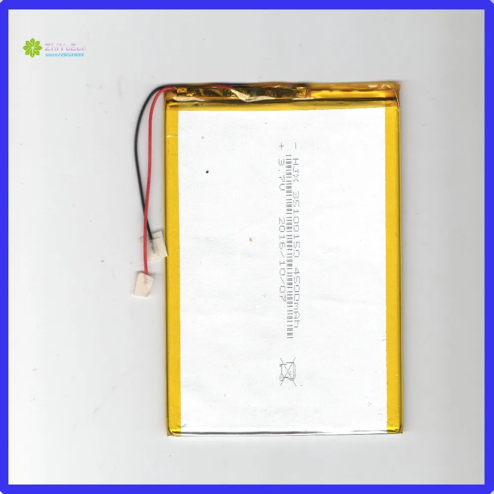 

ZhiYuSun 3.7V chickness 3.5mm width 100mm length 150mm 3lines 4500mahpolymer lithium ion battery/Li-ion battery for tablet pc,;