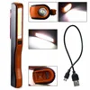 Mini LED Charging Flashlight Pen Light Clip COB USB Work Light rotated Rechargeable Magnetic Night Light Pocket Torch Camping ► Photo 2/6