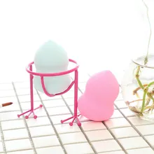 Elecool 1 шт. пуховка-губка для макияжа стеллаж выставочный стенд рамка Милая курица форма ног сушки, косметический держатель спонжа стойки инструменты