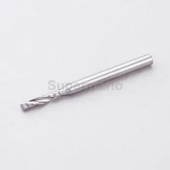 

New Arrival 5pcs 2.5mm 12mm Super Solid Germany K55 Carbide CNC One Flute Spiral Bit Milling Tools Free Shipping