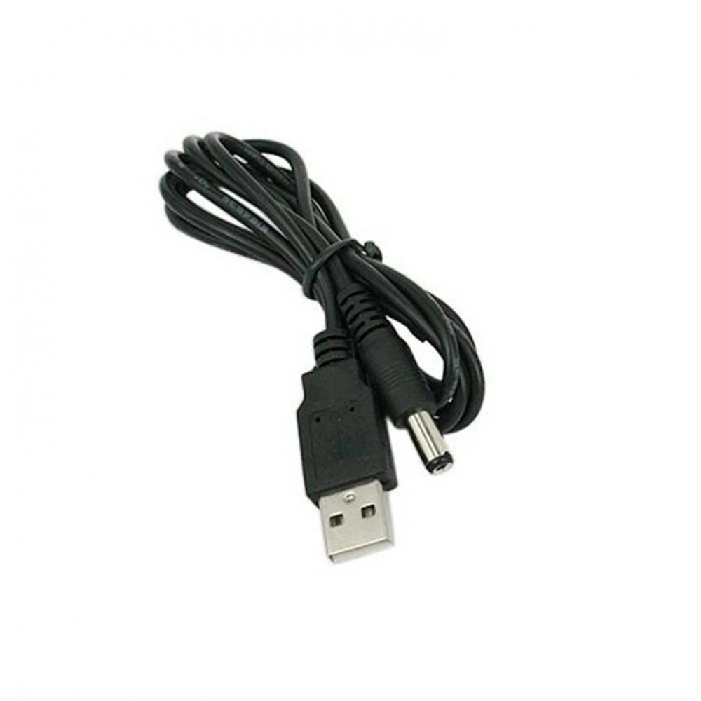 1 м USB для постоянного тока 5,5 мм кабель питания USB A папа-Джек Разъем 5 в кабель питания разъем для небольших электронных устройств аксессуары