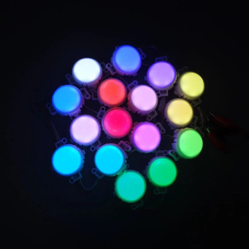 Диаметр 50 мм 24 В UCS2903 Адресный светодиодный умный модуль 1 68 Вт 7 одов 5050 SMD RGB