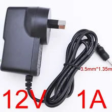 100 шт. высокое качество 12V1A 1000mA AC 100 V-240 V адаптер преобразователя DC 12 V 1A источник Питания AU разъем DC 3,5 мм x 1,35 мм