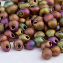 Taidian 3,4 мм бусиной фиолетовое золото блеск японский Стекло Seedbeads для Etsy магазин 5/10 г/лот