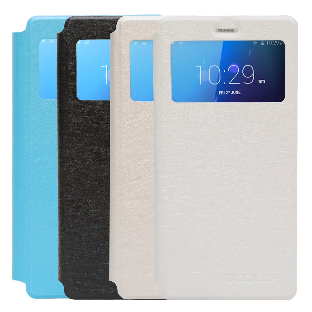 

luxury Leather open window flip without inner casing cover case for Leagoo Elite 1 for phone cases cover