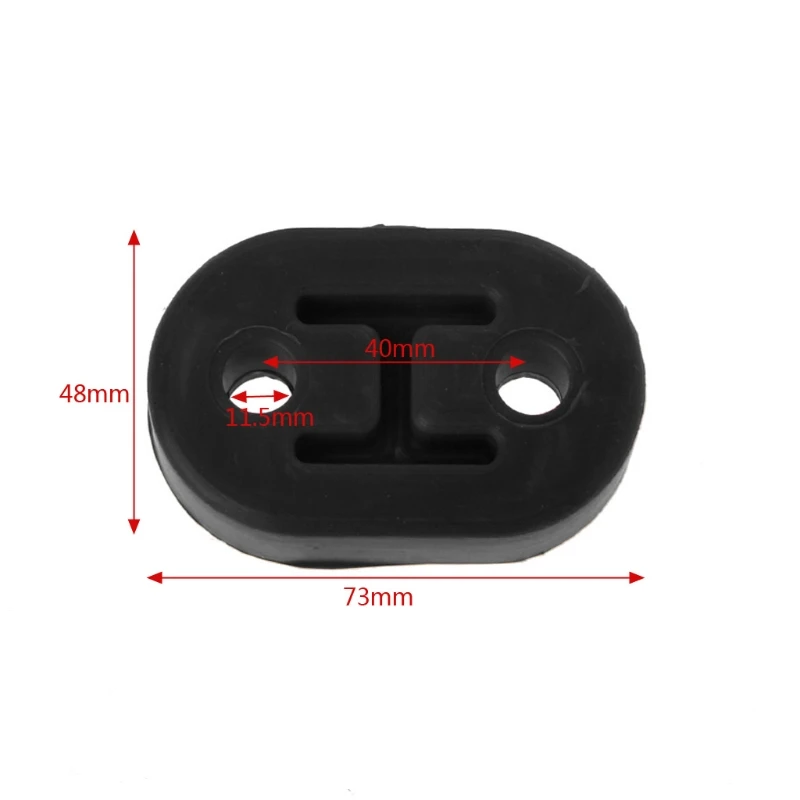 2x сверхмощный выхлоп вешалка втулка Поддержка 2 отверстия кронштейн резиновое Крепление