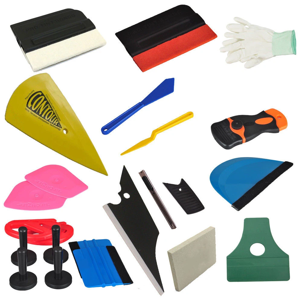 Pro Car Vinyl Wrapping Application Tool Kit Decals Sticker Vinyl Film