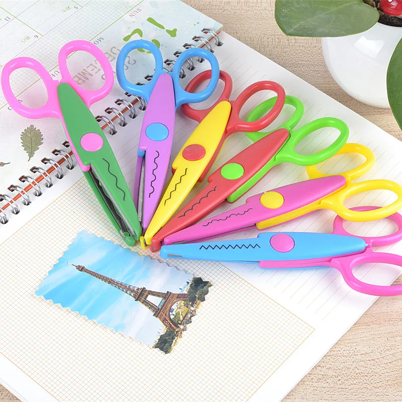 

High Quality Lace DIY Scissors Scrapbook Paper Photo Album Decor Stickers Tools Children Handmade Lace Cutting Paper Scissors