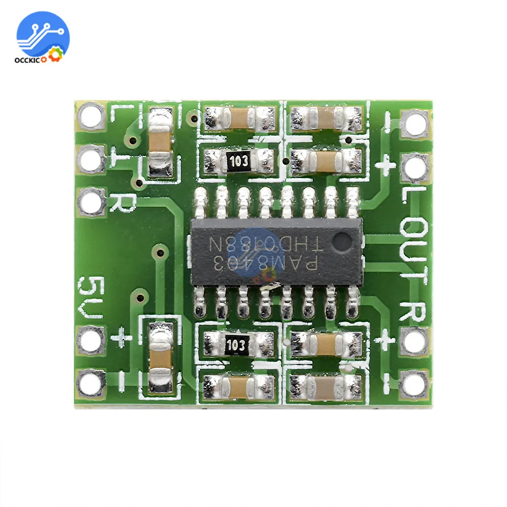 Плата цифрового усилителя PAM8403 2*3 Вт класс D от 2 5 в до В|board board|board digitalboard to board |