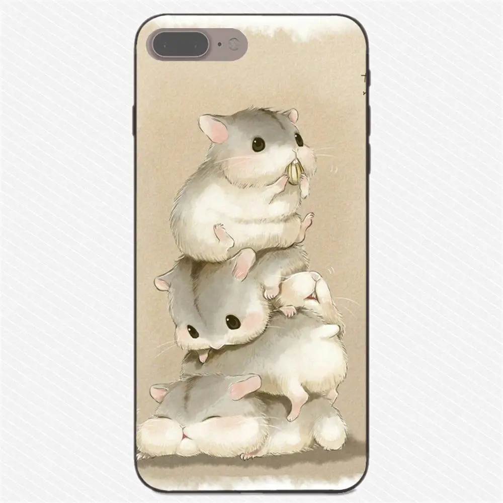 Мягкий роскошный из ТПУ для Xiaomi Redmi Note 2 3 4 4A 4X 5 5A 6 6A Plus Pro S2 Y2 кролик мышь Хомяк