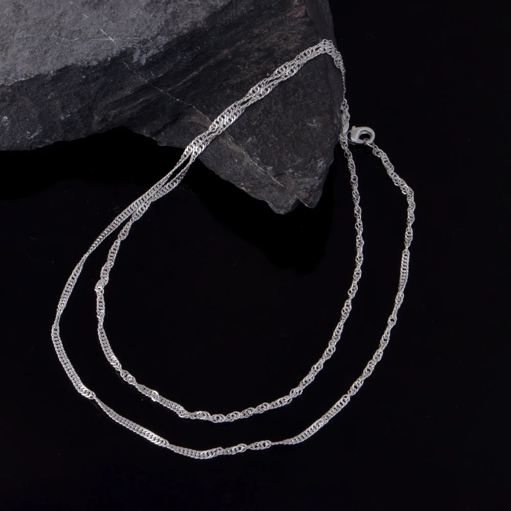 1 шт. цепочка для ожерелья 16 20 дюймов ширина 2 мм|chain necklace|necklace chainnecklace necklace |