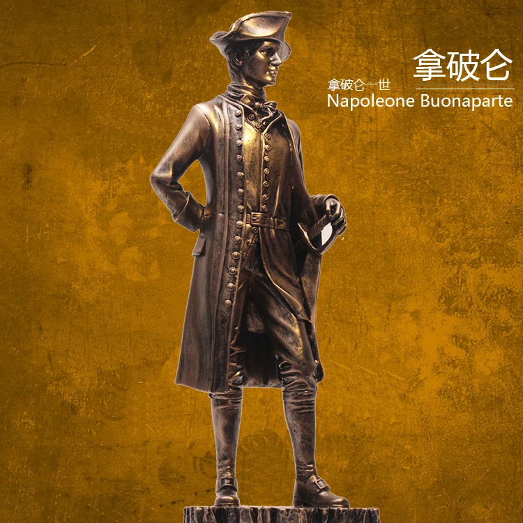 Retro European Figures Decorated Office Decor Napoleon Sculpture Study Knight Armor Warriors Statuette Small Figure crafts | Дом и сад