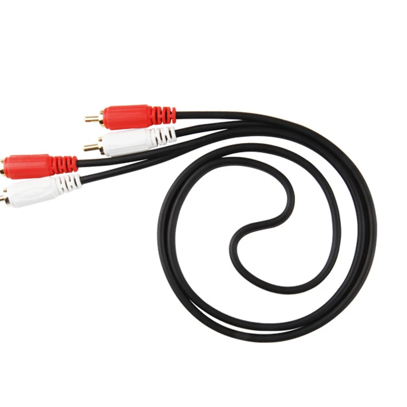 Rankman 2RCA to 2RCA Jack Stereo AUX RCA Audio Cable for Laptop DVD TV Speaker 1.5/3/5m