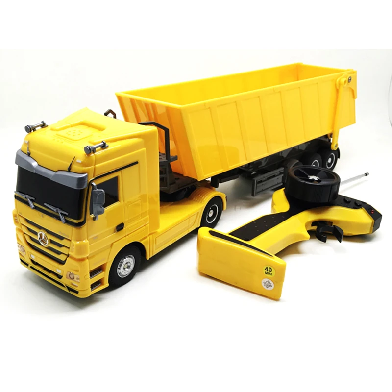 

RC Truck 1:32 Dumper 10 Wheel Tilting Cart Radio Control Tip Lorry Auto Lift Engineering Container Vehicle Electronic Toy