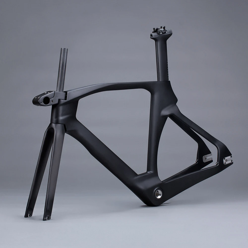 Top Full Crabon Fiber Track Bike Frame FM208 Fixed Gear Frame With Fork Seat Post Stem 1-1/8" Headset Bike Carbon Bicycle Frame 10 Top Full Crabon Fiber Track Bike Frame FM208 Fixed Gear Frame With Fork Seat Post Stem 1-1/8" Headset Bike Carbon Bicycle Frame 10