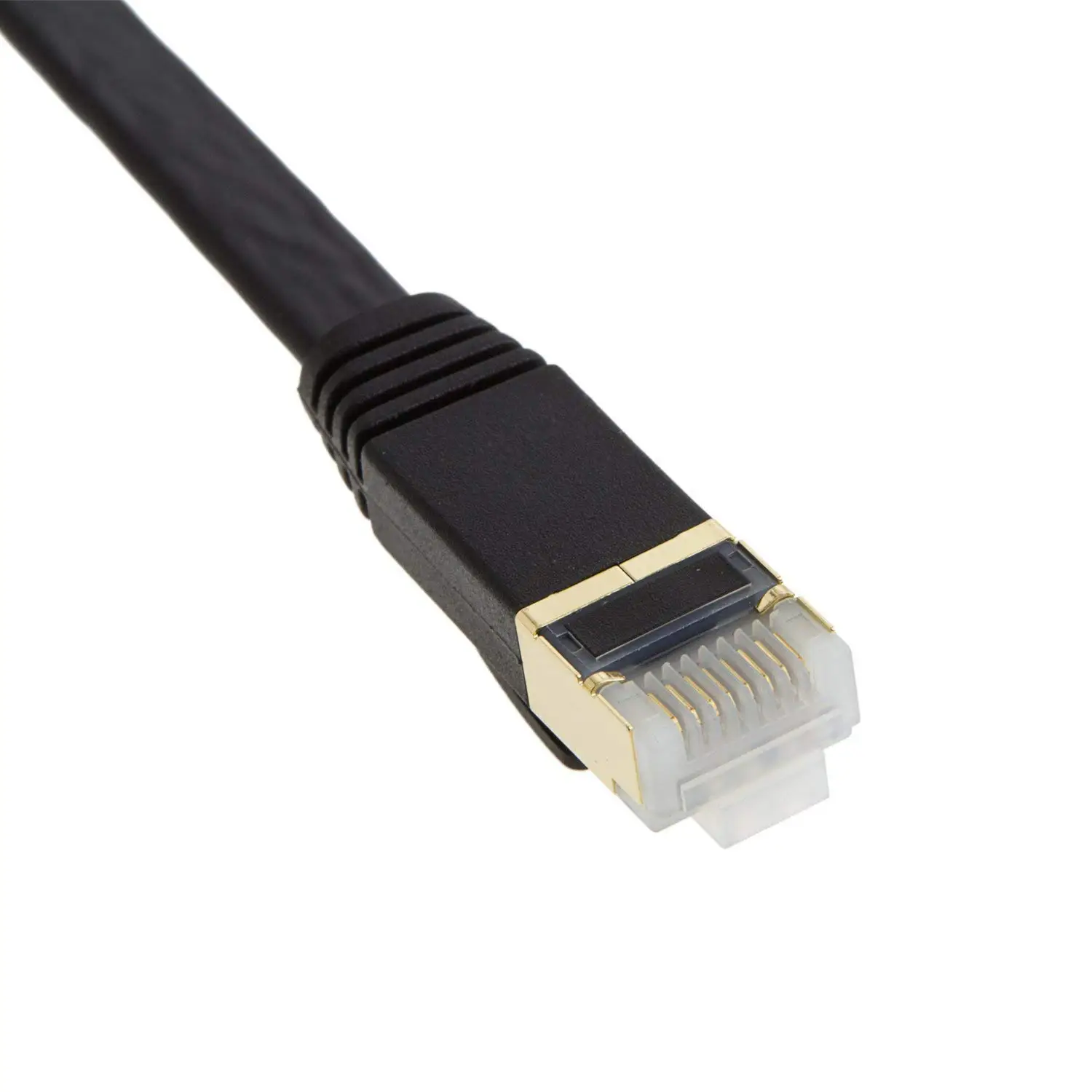 Cat7 Плоский Ethernet кабель JORINDO SSTP экранированный позолоченный сетевой патч cat