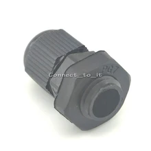 5 шт./партия) черный PG7 Водонепроницаемый Разъем Железы Dia. Кабель 3,5~ 6 мм