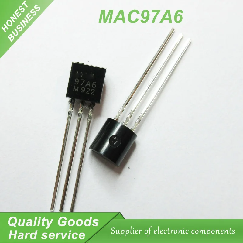 100pcs MAC97A6 97A6 TO 92 Triacs THY .6A 400V TRIAC new original-in ...