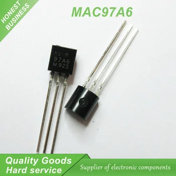 

100pcs MAC97A6 97A6 TO-92 Triacs THY .6A 400V TRIAC new original