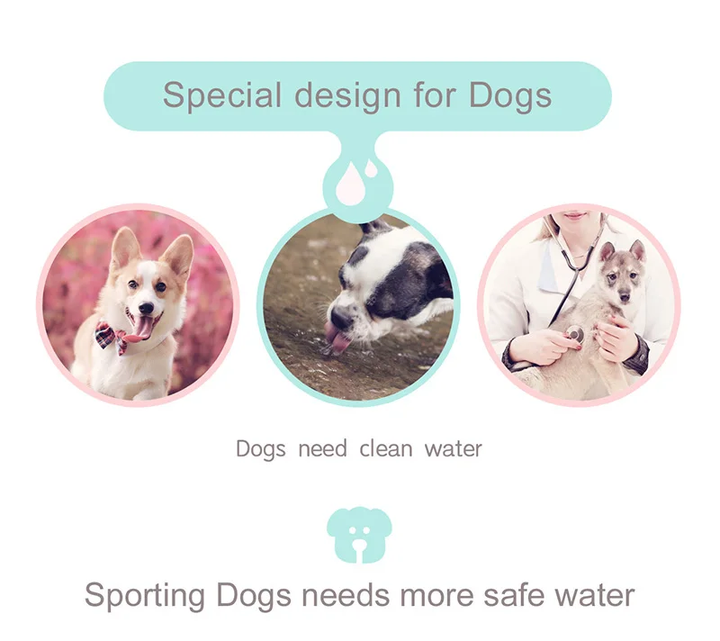 Portable Pet Water Bottle For Dogs Cats Travel Dog Water Bowl Cat Feeding Drinking Cup Outdoor Dog Water Dispenser Pet Products