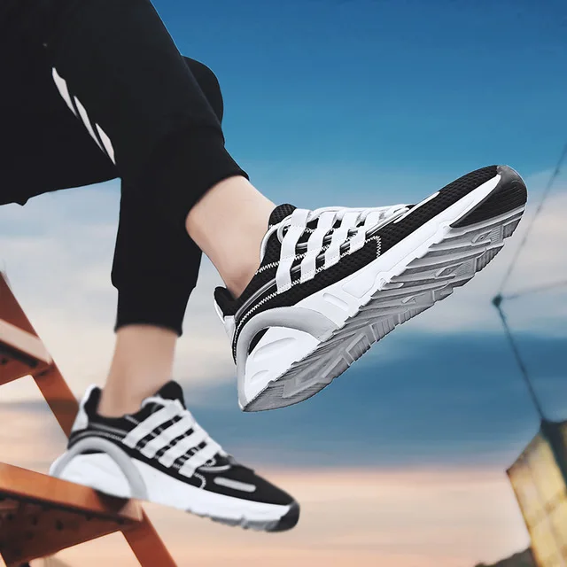 

Mesh breathable men's low to help leisure 2019 summer new wave male