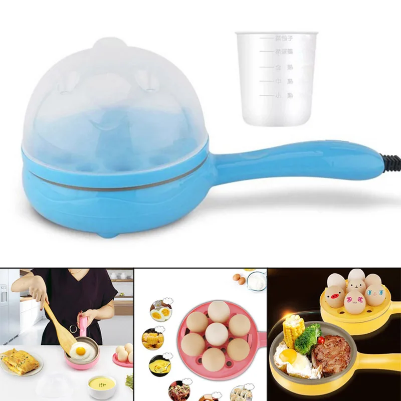 

Multifunction Household Mini Egg Omelette Pancakes Electric Fried Steak Frying Non-stick Boiled Eggs XH8Z JY04