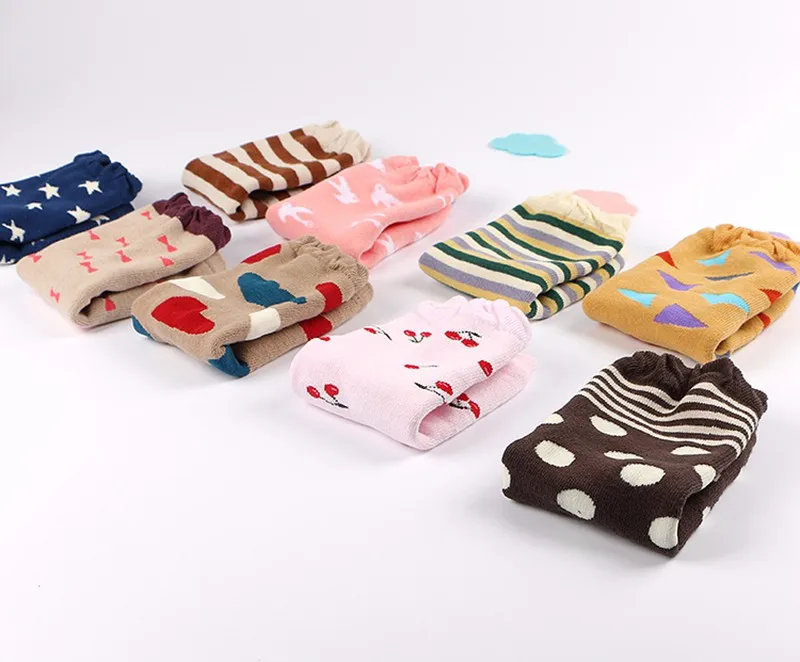 Print Kids Leg Warmers Cute Cotton Children Socks New Boys Girls Product Thick Terry Infant Socks Breathable Toddler Leg Warmers (2)