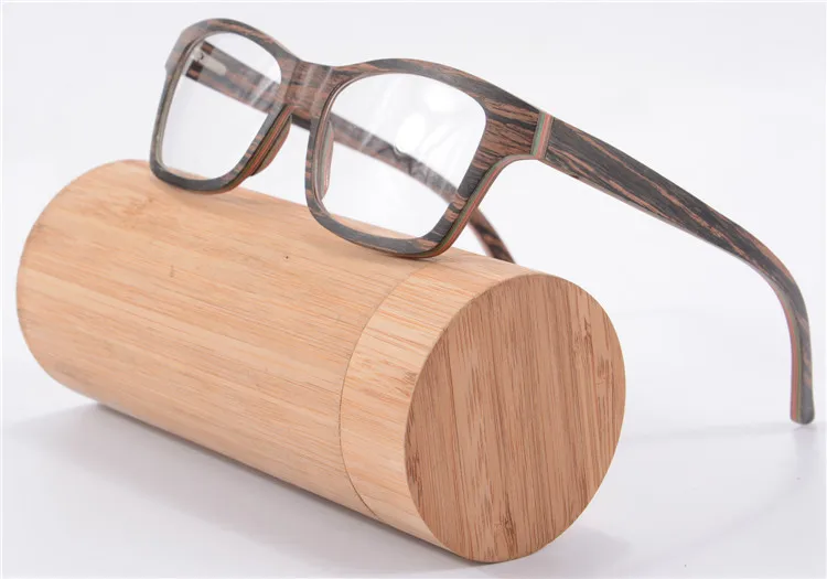 High End Fashion Wooden Glasses Women Man Prescription Eyewear Frame
