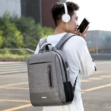 Рюкзак унисекс Повседневный USB бизнес компьютер рюкзак дорожная сумка 30 см(L) x15cm(W) x44cm(H) Высокое качество Прямая поставка