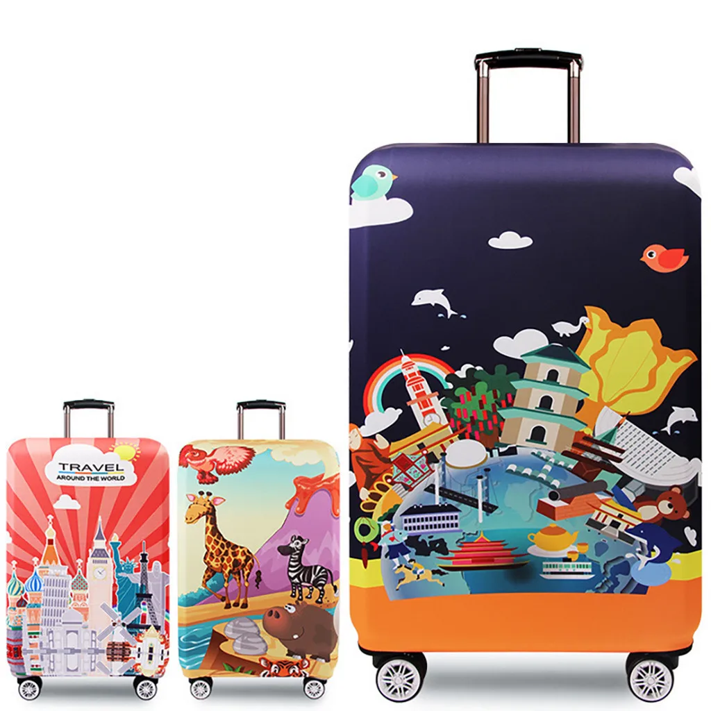 travel bag Thicker Travel Luggage Protective Cover Trunk Case Apply to 18''-32'' Suitcase чемодан на колесах