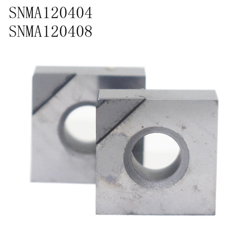 

2Pcs SNMA120404 SNMA120408 PCD/CBN Diamond Inserts Blade External Turning Tool Lathe Tool For high quality CNC lathe tools