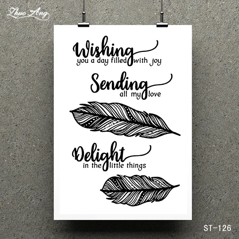 

Leaves Clear Stamp for Scrapbooking Rubber Stamp Seal Paper Craft Clear Stamps Card Making