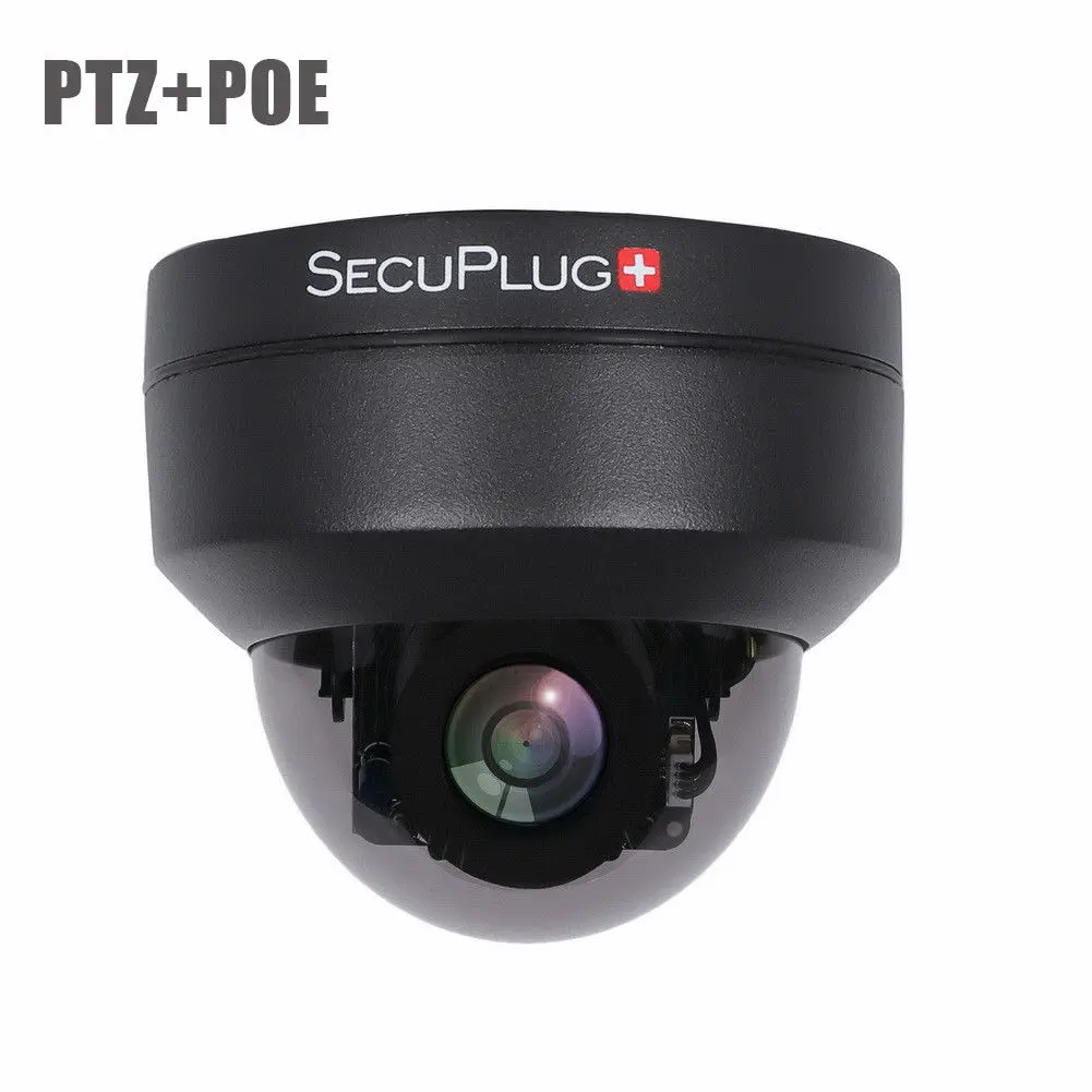 5 мегапиксельная Мини PTZ IP Камера Super HD 2592x1944 панорамирование/наклон 4X зум ИК