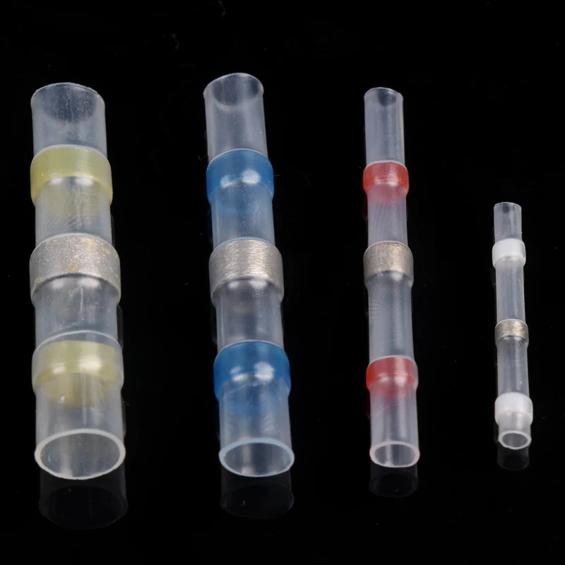

100PCS Solder Sleeve Heat Shrink Butt Wire Splice Terminal Waterproof Insulated Connectors Electrical Equipment