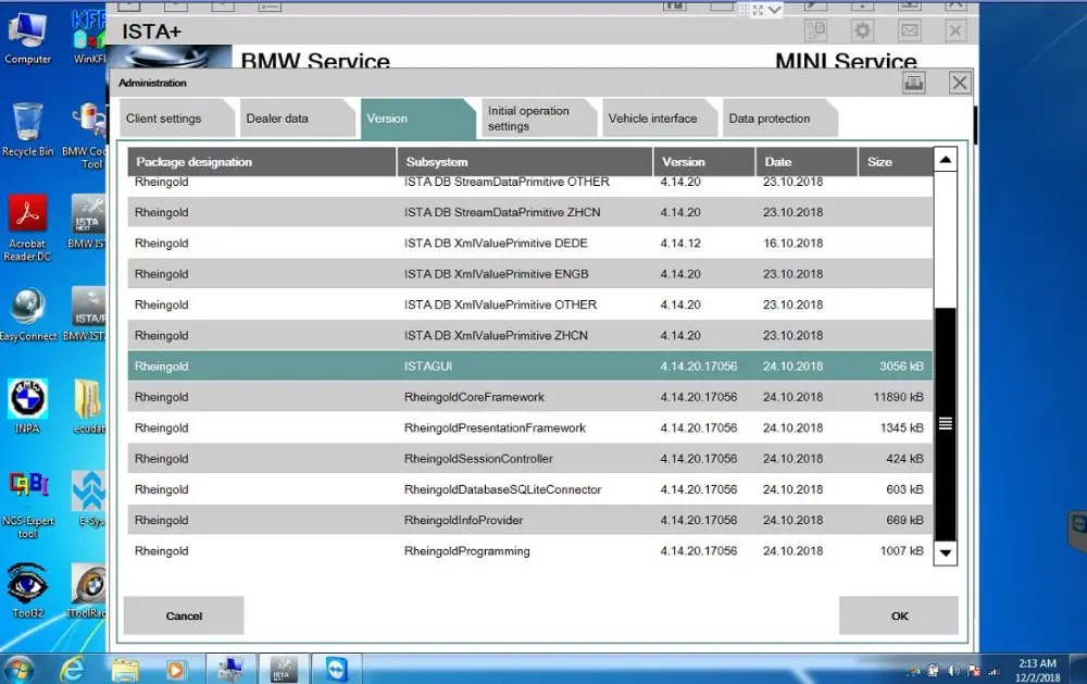  Para bmw icom a2 hdd 500gb 20199 software más reciente (ista d 418 ista p 366) Modo Experto windows
