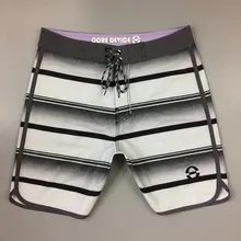 Эластичные водонепроницаемые мужские полосатые шорты для катания на доске Пляжные Шорты плавки купальник для серфинга шорты короткие De Bain Homme Banadore