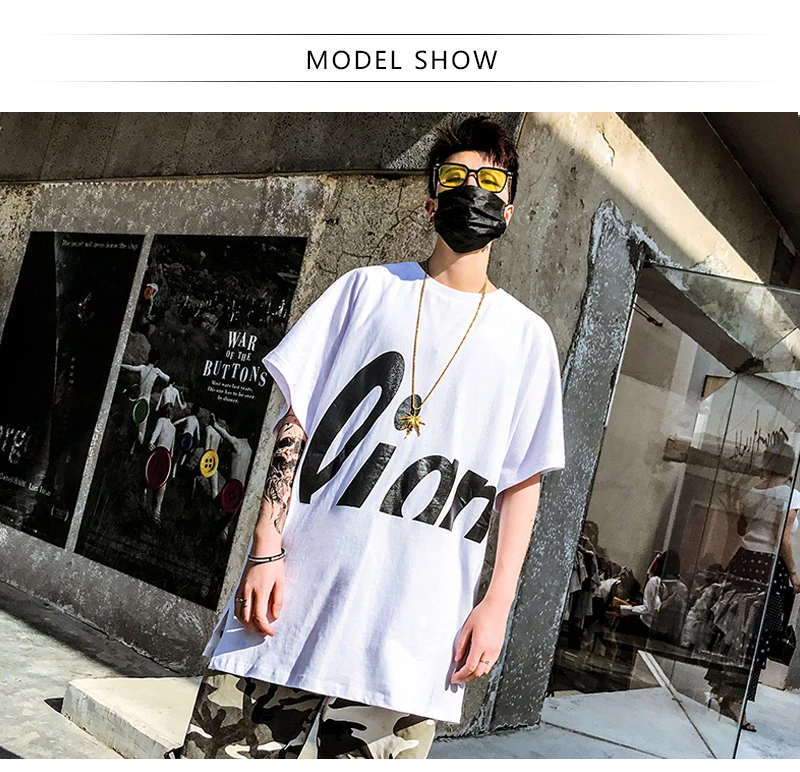 Youtube Lange Tshirt Oversize Man Loose   (2)