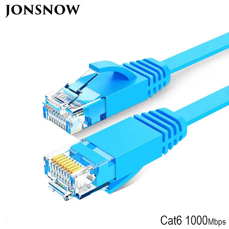 KPC1304-CAT6 Pure Copper Ultra-thin Flat Ethernet Network LAN Cable PC RJ45 Port Computer Cord for PS3 XBOX GAME