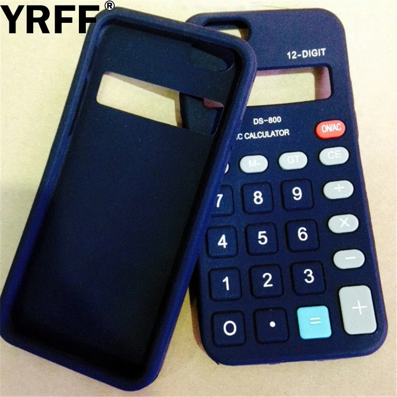 Yrff حاسبة نموذج لينة الهاتف حالة لتفاح iphone 5 5 جرام 5 ثانية السيليكون الحالات الهاتف الغطاء الخلفي