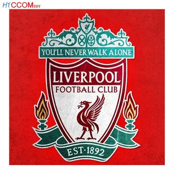 

NEW 5D DIY Diamond Painting Liverpool emblem 5d Diamond Painting Cross Stitch Unfinished Handicraft Needlework Home Decorative