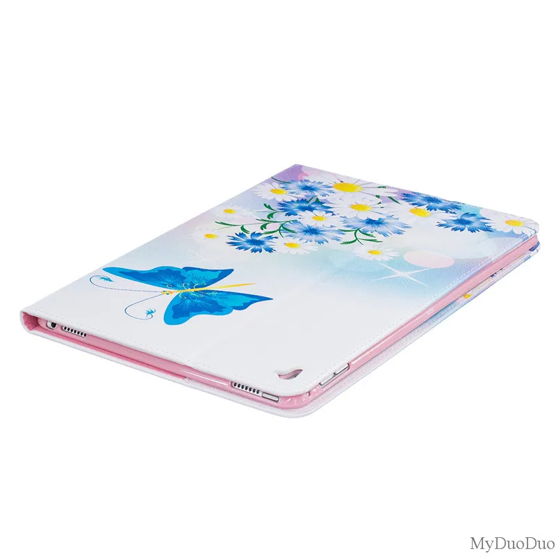 Cute Bear Case PU Leather For Ipad Pro 9.7 Case for Ipad Pro Mini Butterfly Flower Stand Tablet Cover 9.7 Inch Wallet Fip Cases (23)