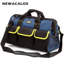 16″ Extra Large Electrician Tool Bag Belt 600D Oxford 20 Pockets Hardware Tool Holder Organizer Handbags 41x22x29cm