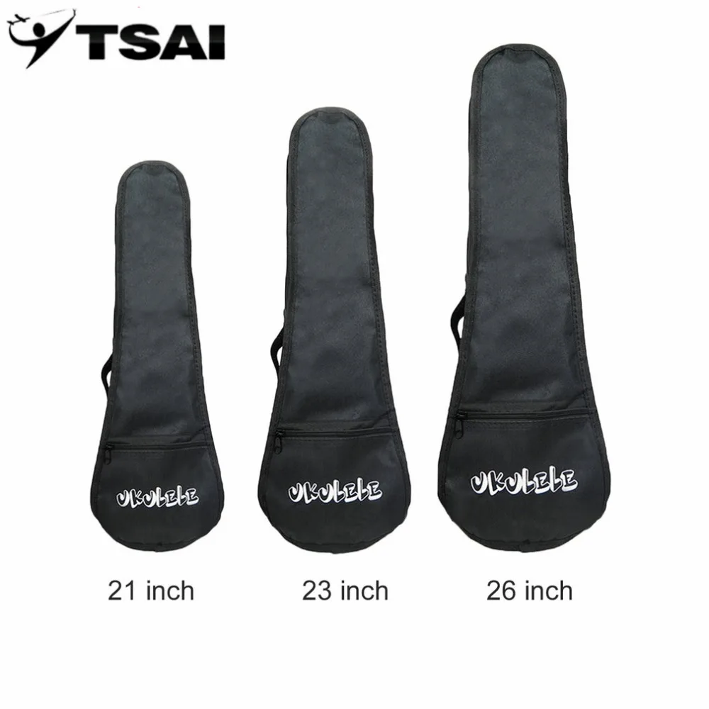 TSAI Guitarra bolsa 21 23 26 pulgadas ukelele impermeable bolsa grande funda ukelele protección mochila ajustable correa de Guitarra de hombro nuevo