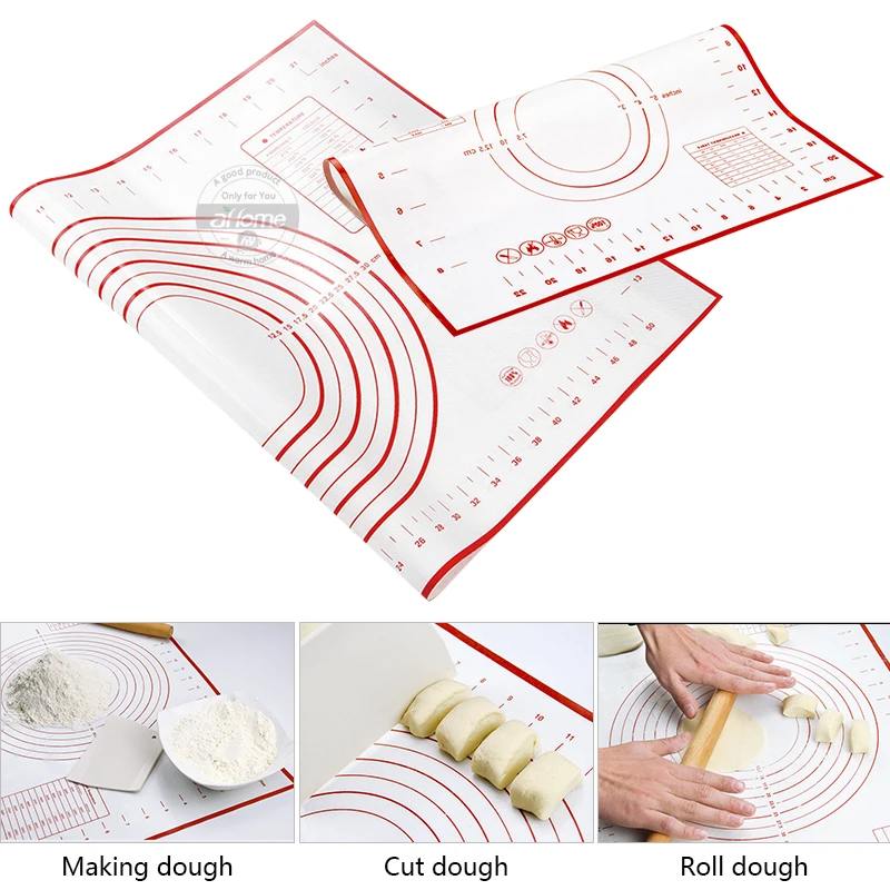 Силиконовый коврик для выпечки, пиццы аппарат для изготовления теста Кондитерские Кухня гаджеты Пособия по кулинарии посуда инструменты для выпечки аксессуары