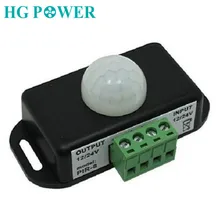 Professional Automatic DC 12V 24V 8A Infrared PIR Motion Sensor Switch For LED light Human body Indction Sensor Control Detector 220v pir motion sensor switch on off ir infrared human body indction sensor led light control detector module 50hz