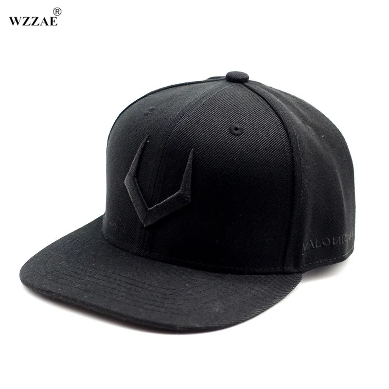 

WZZAE High Quality Grey And Black Wool Snapback 3D Russian Antler V Letter Embroidery Hip Hop Cap Flat Bill Baseball Cap Adult