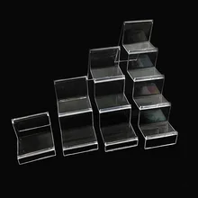 Mordoa прозрачный акриловый дисплей полка мобильный кошелек очки стойки многослойный раскрытие Frame1-2-3-4 слой ювелирных изделий дисплей полка