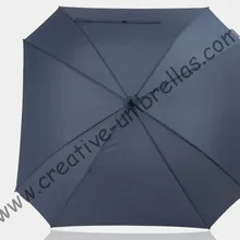 Квадратной формы, 130 см диаметр Гольф зонт, универсальный firgured shape.14mm трубка из стеклопластика и 3,5 мм ребра из стекловолокна