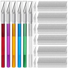 6 шт. нож для резьбы по дереву с 150 шт. прецизионные лезвия, ремесло, нож для скульптуры, Гравировальный нож для художественного трафарета, хобби