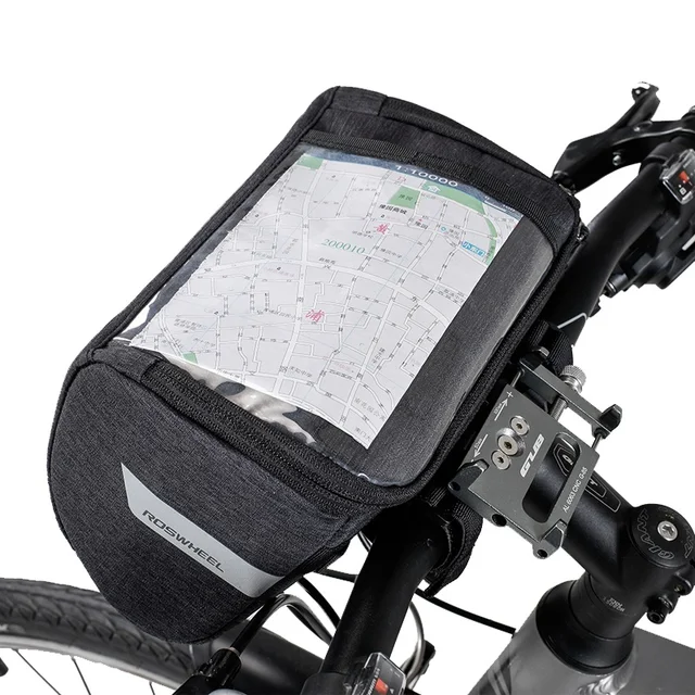 Best Offers ROSWHEEL Mountain Road 111467 Water Resistant Touchscreen Cycling Bike Bicycle Handlebar Bag For Map or Mobile Cell Phone Best Offers ROSWHEEL Mountain Road 111467 Water Resistant Touchscreen Cycling Bike Bicycle Handlebar Bag For Map or Mobile Cell Phone